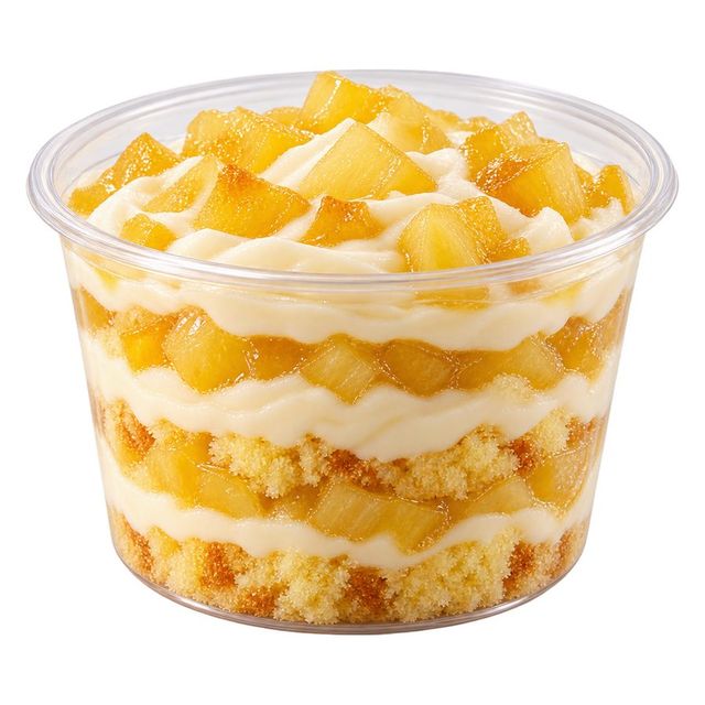 Bolo de pote de Abacaxi com pedaços de abacaxi